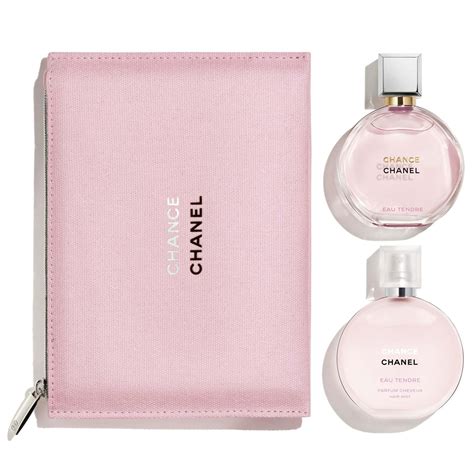 chanel chance eau tendre gift set macy& 39|chanel chance sample set.